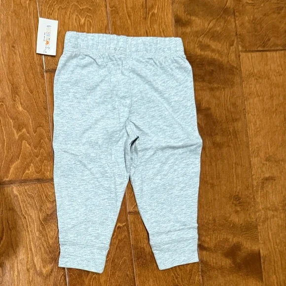 NWT Size 12M Garanimals Solid Gray Jersey Joggers - Picture 1 of 2